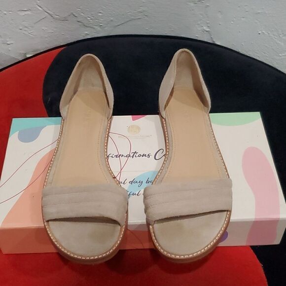 J. Crew Suede Sandals Size 6.5 - Picture 1 of 10